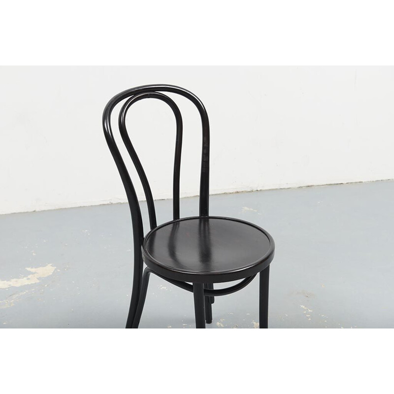Chaise vintage Bistrot noire Thonet 18