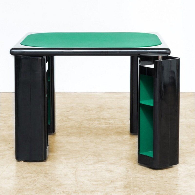 Table de jeu vintage de Pierluigi Molinari pour Pozzi Milano, Italie 1970