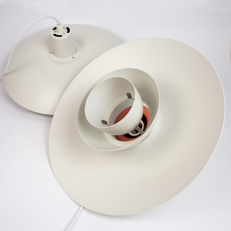 Pair of vintage pendant lamps PH 43 by Poul Henningsen, Louis Poulsen, Denmark,1966