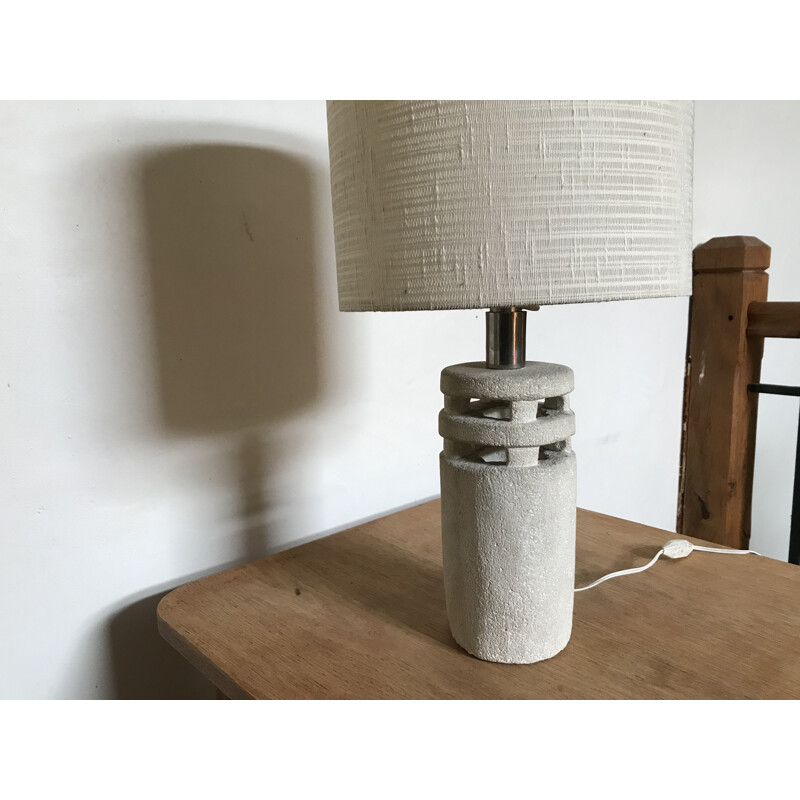 Vintage stone lamp by Albert Tormos , 1970