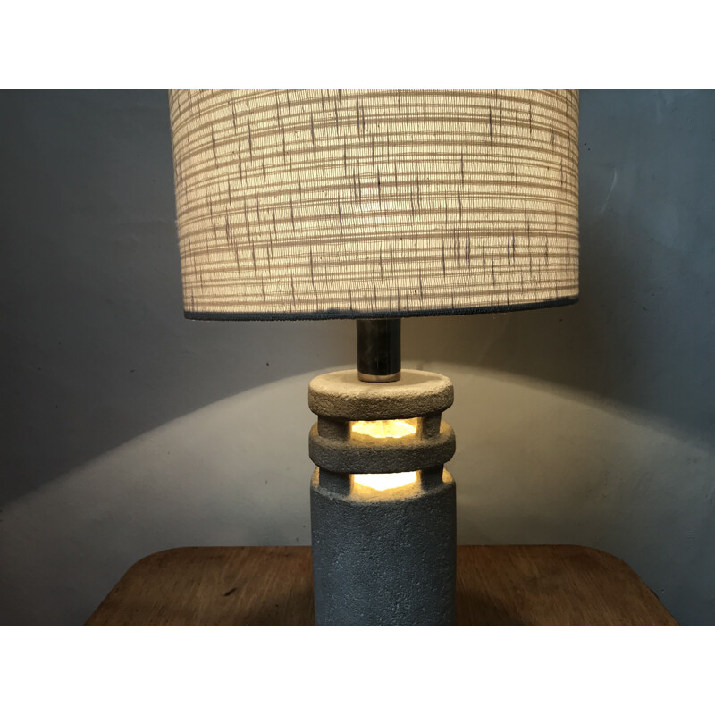 Vintage stone lamp by Albert Tormos , 1970