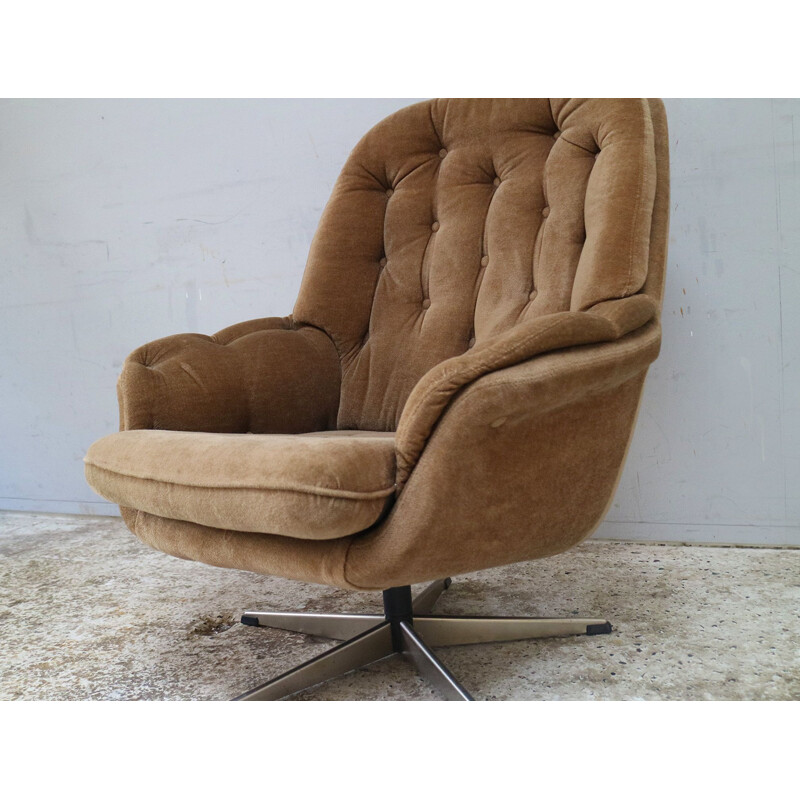 Fauteuil lounge vintage Danois 1960