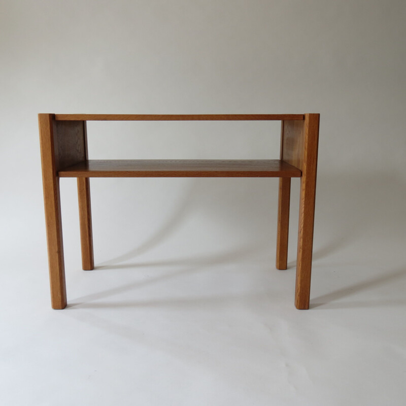 Vintage Oak Side Table Bedside Table By Paul Litton With Dovetail 1960s