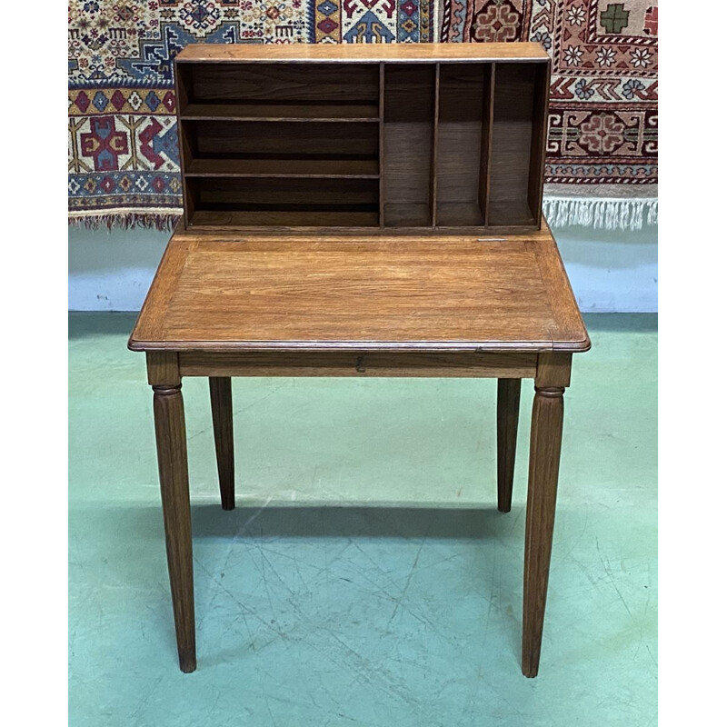 Vintage oak desk writing desk 1930