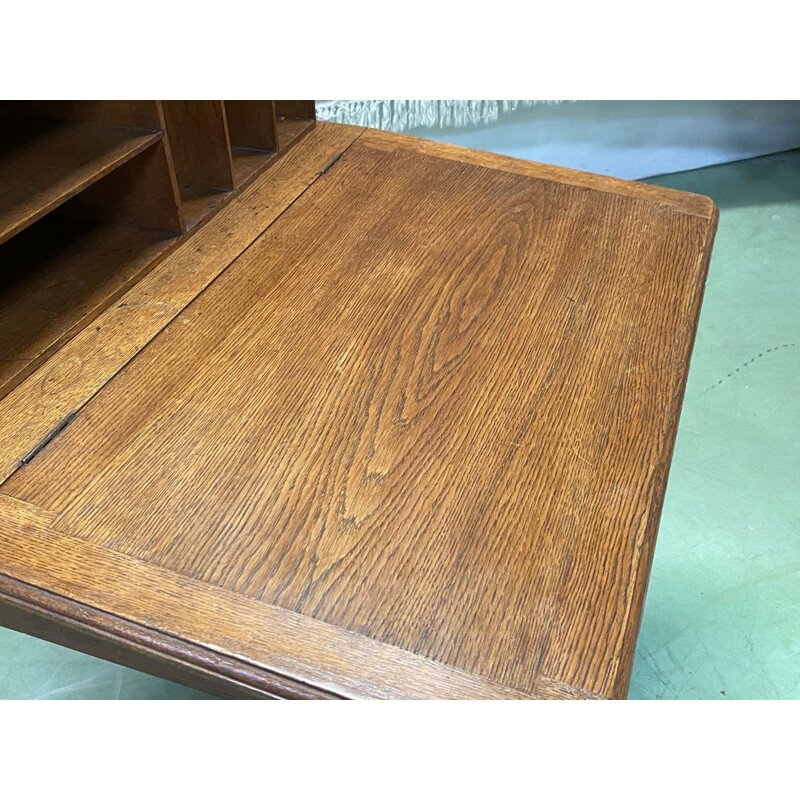 Vintage oak desk writing desk 1930