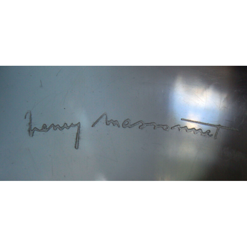 Vintage stool TamTam Krystal, Henry Massonnet 2002