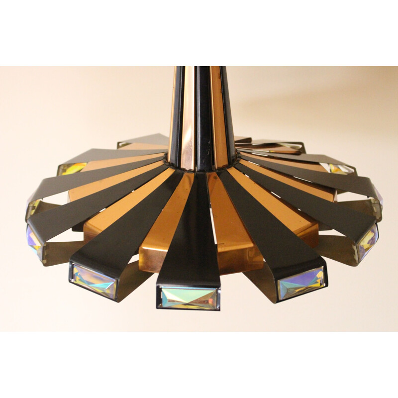 Vintage Werner Schou Pendant Lamp for Coronell 1970s
