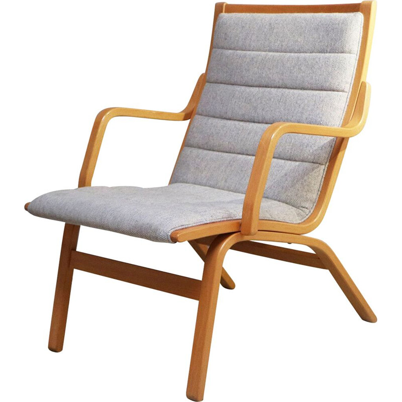 Mid century bentwood armchair Danish 1970