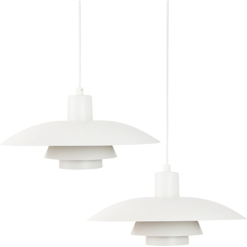 Pair of vintage pendant lamps PH 43 by Poul Henningsen, Louis Poulsen, Denmark,1966