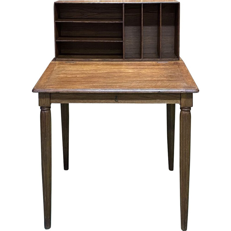 Vintage oak desk writing desk 1930