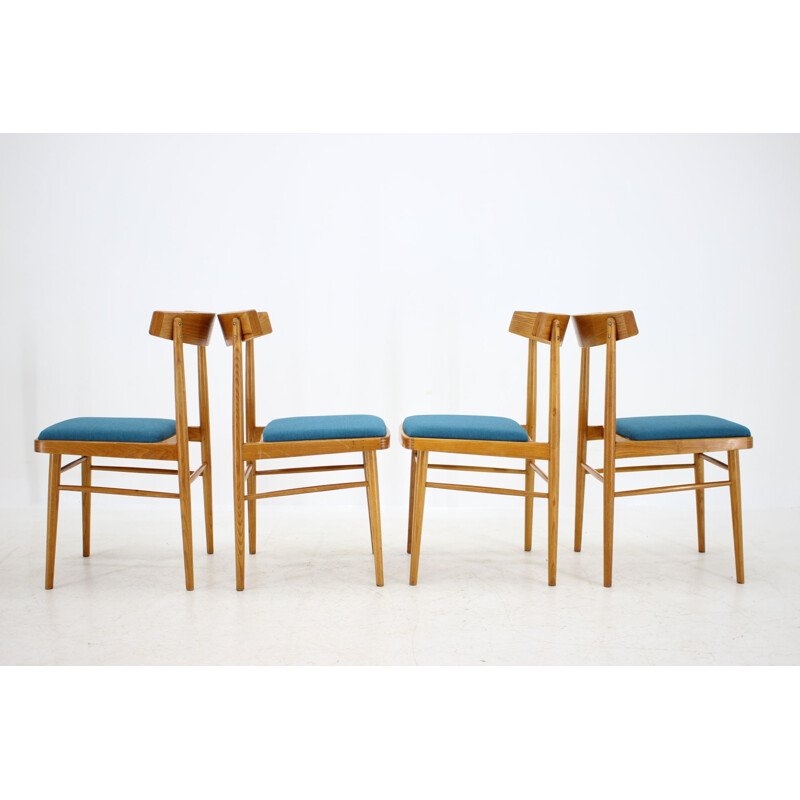 Set of four vintage dining chairs Thon, 1970