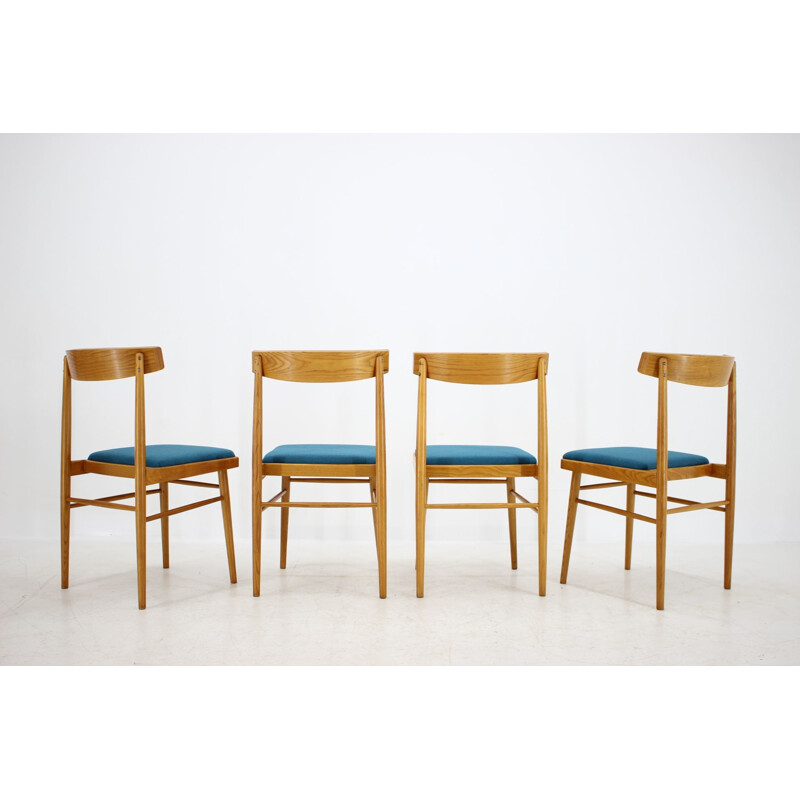 Set of four vintage dining chairs Thon, 1970