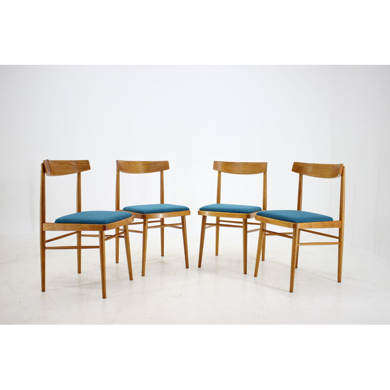 Set of four vintage dining chairs Thon, 1970