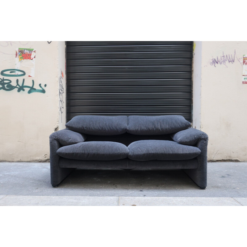 Vintage Maralunga sofa by Vico Magistretti for Cassina