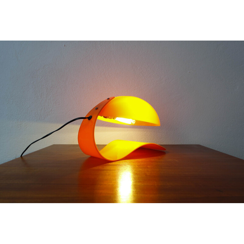 Vintage Acrylic Table Lamp 1970