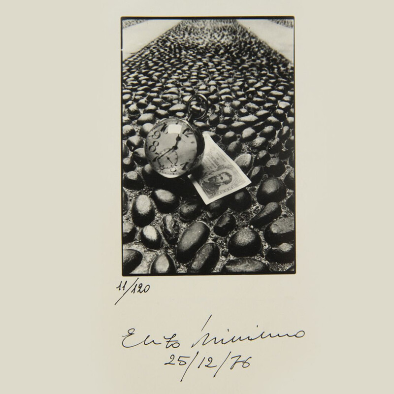 Tirage photographique vintage sur papier d'Enzo Minimo 1976