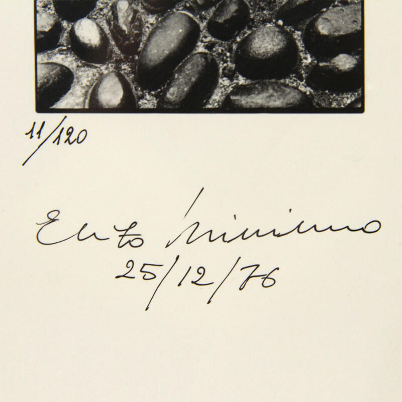 Tirage photographique vintage sur papier d'Enzo Minimo 1976