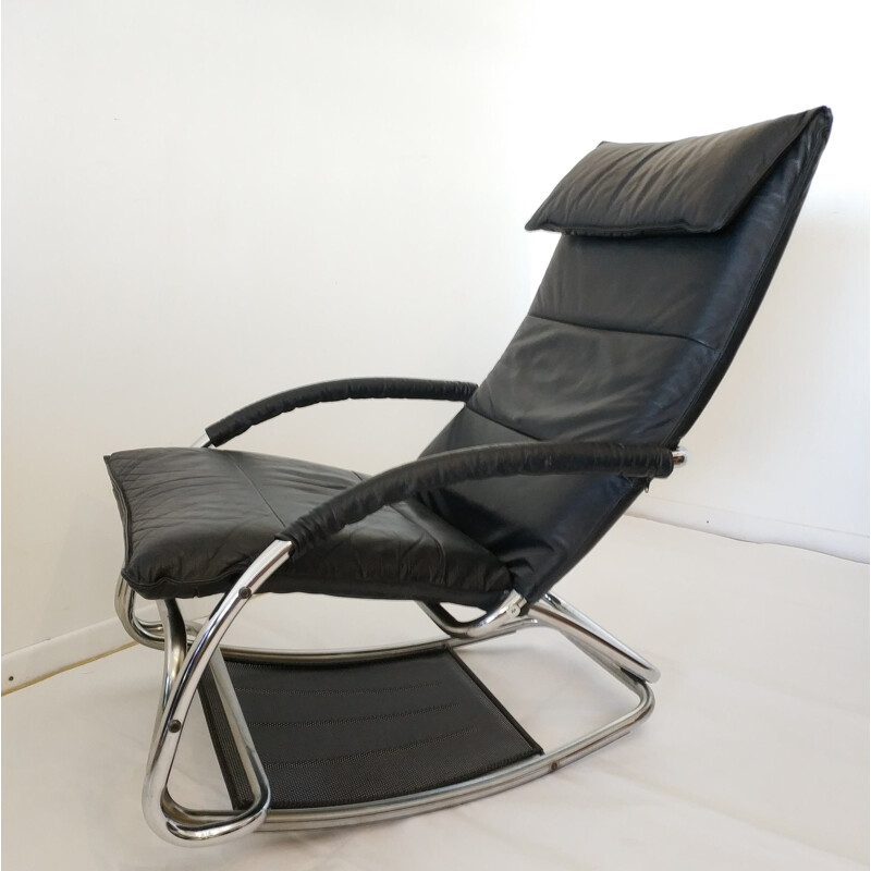 Vintage rocking chair by Jochen Hoffmann for Bonaldo