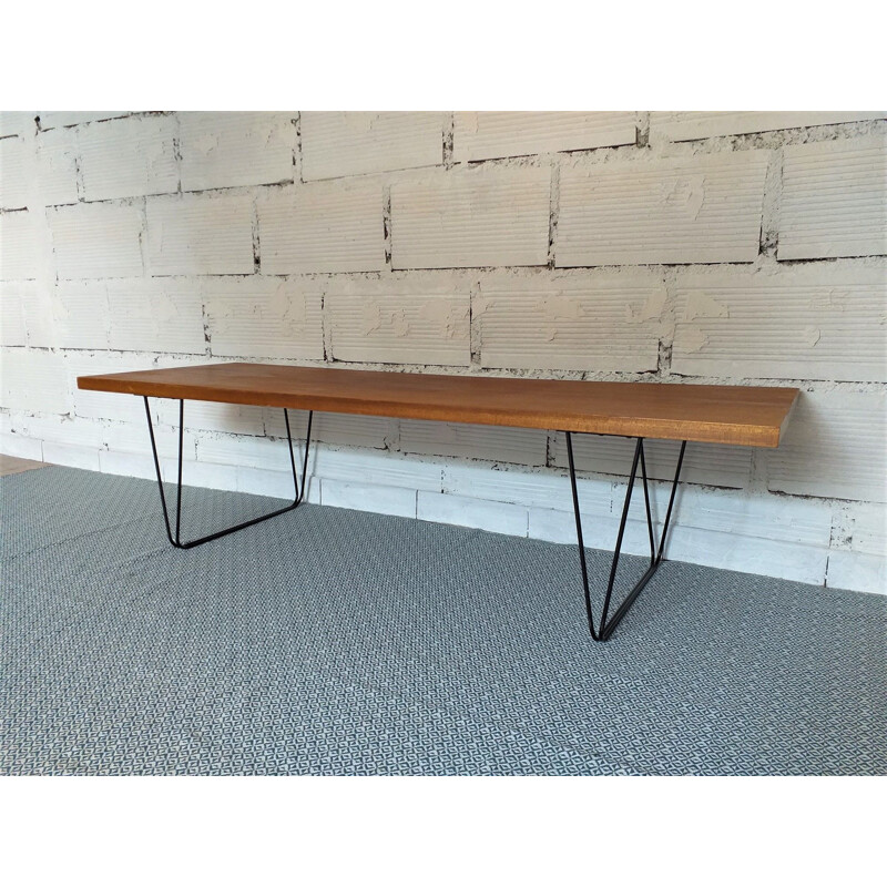 Vintage coffee table CM191 Pierre Paulin Thonet 1950