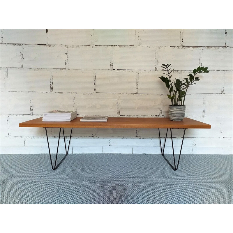 Vintage coffee table CM191 Pierre Paulin Thonet 1950