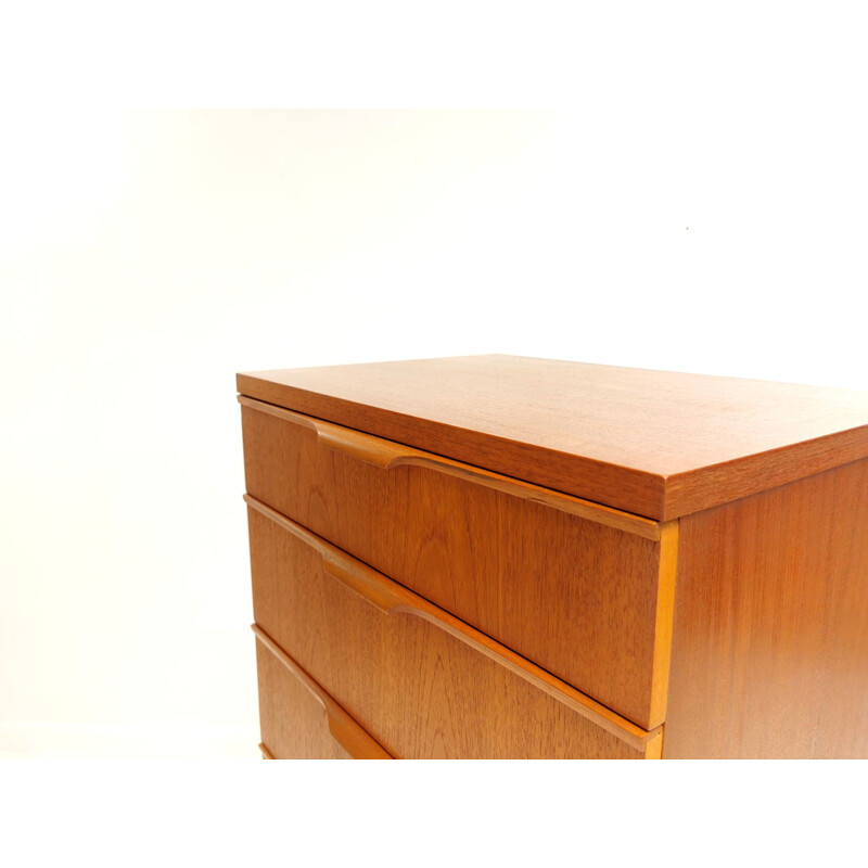 Vintage Teak Mid Century Chest of Drawers Frank Guille For Austinsuite 1960s