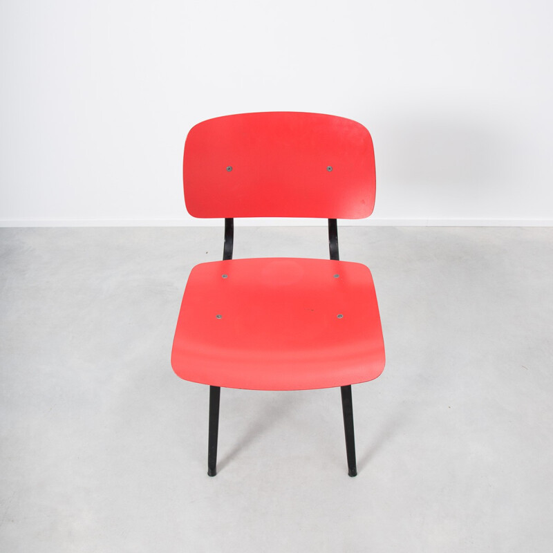 Ahrend de Cirkel steel and red nylon fiber "Revolt" chair, Friso KRAMER - 1966