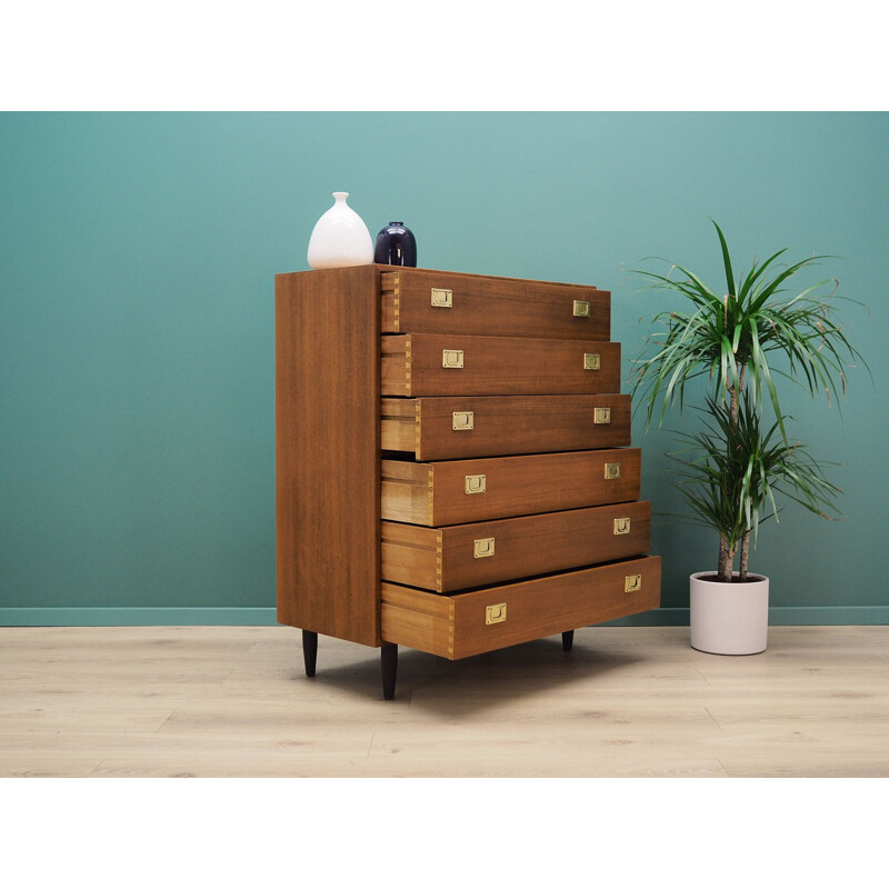 Vintage teak chest of drawers Scandinavian 1970