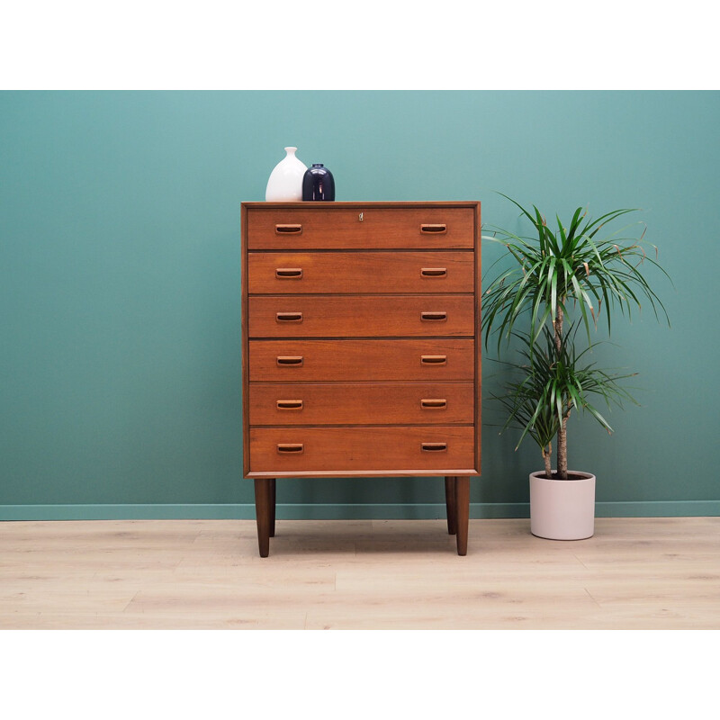 Vintage teak chest of drawers Scandinavian 1970