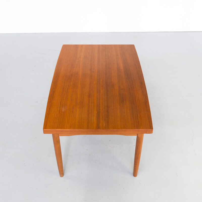 Vintage teak extendable dining table 1960s