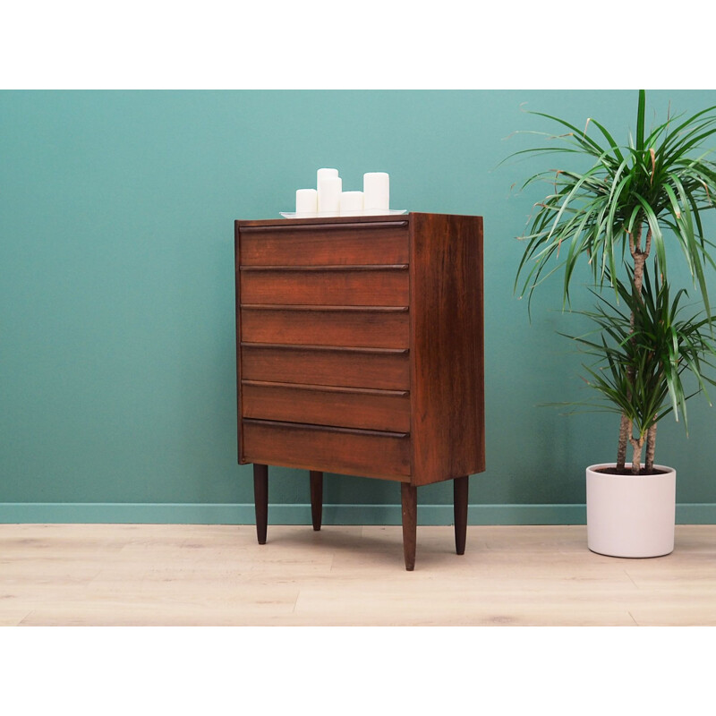 Vintage teak chest of drawers 1960