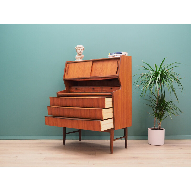 Vintage Teak Secretary Scandinavian 1960