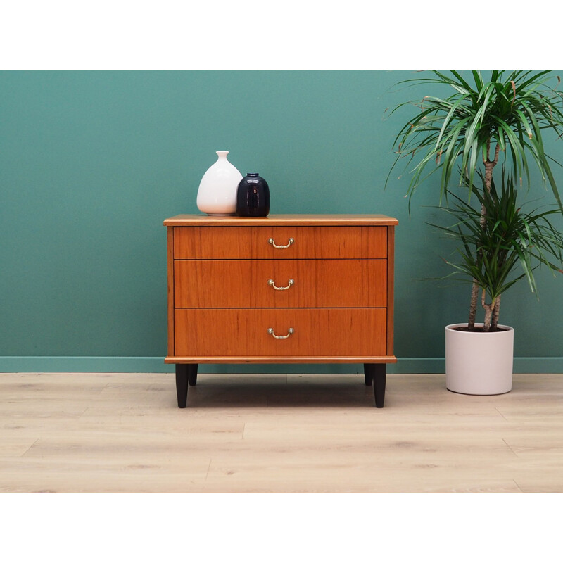 Vintage teak chest of drawers Scandinavian 1970