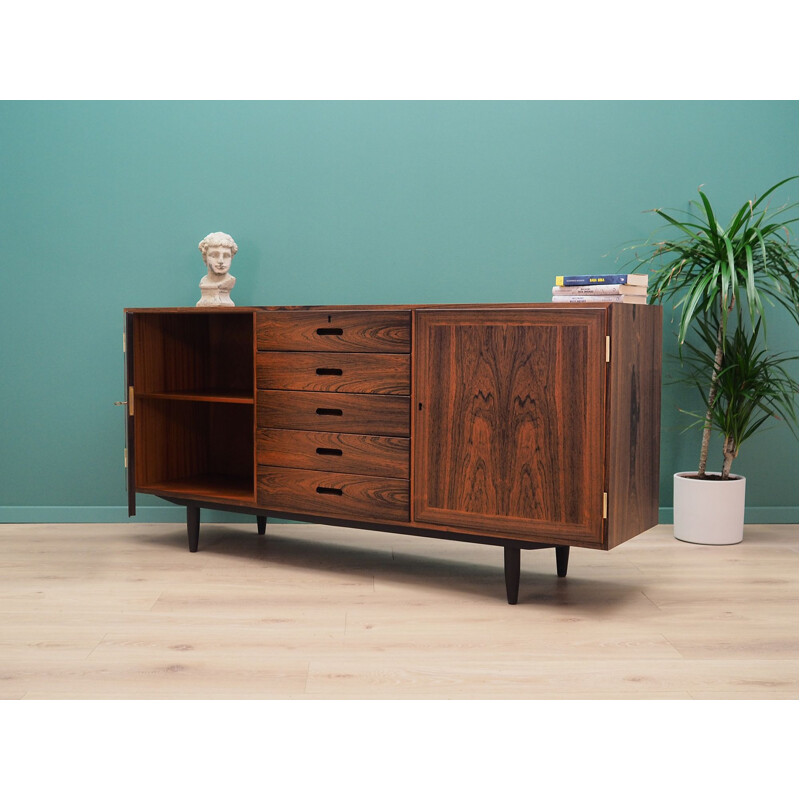 Vintage sideboard rosewood Winding Scandinavian 1970s 