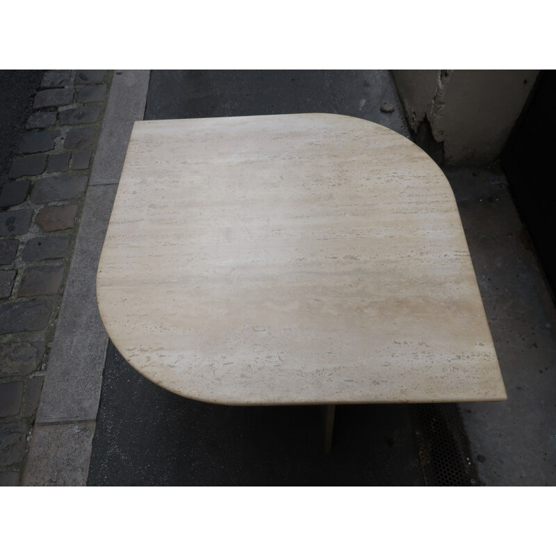 Vintage travertine table 1990