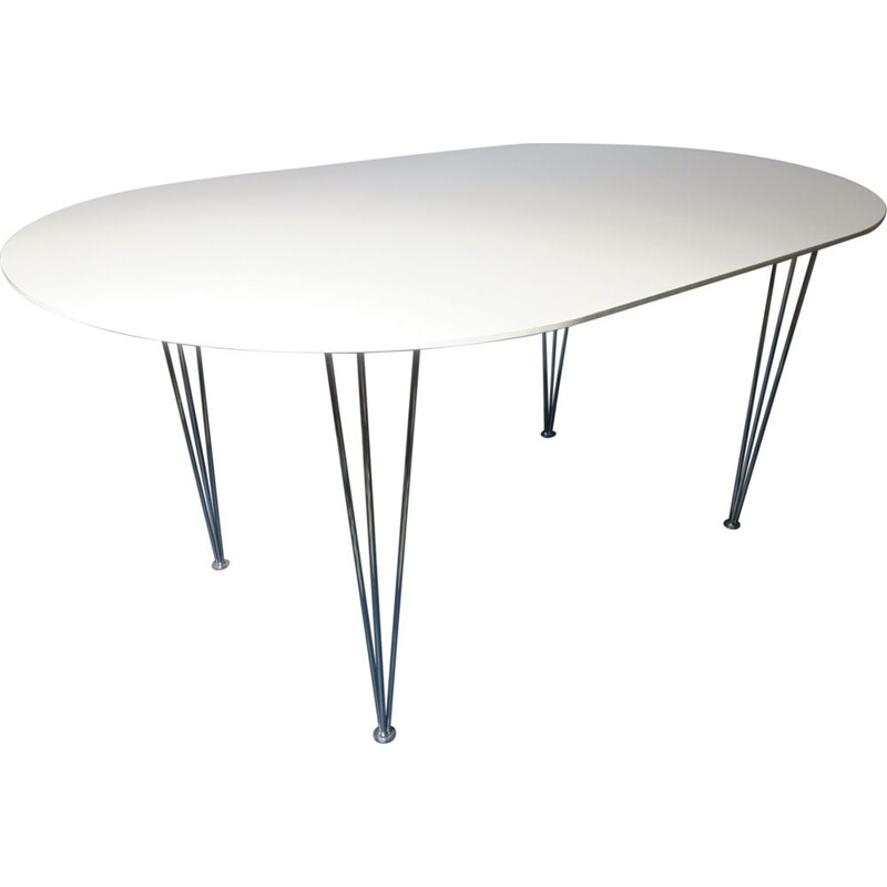 Vintage Dining Table,Ellipse-Shaped  Danish 1970s