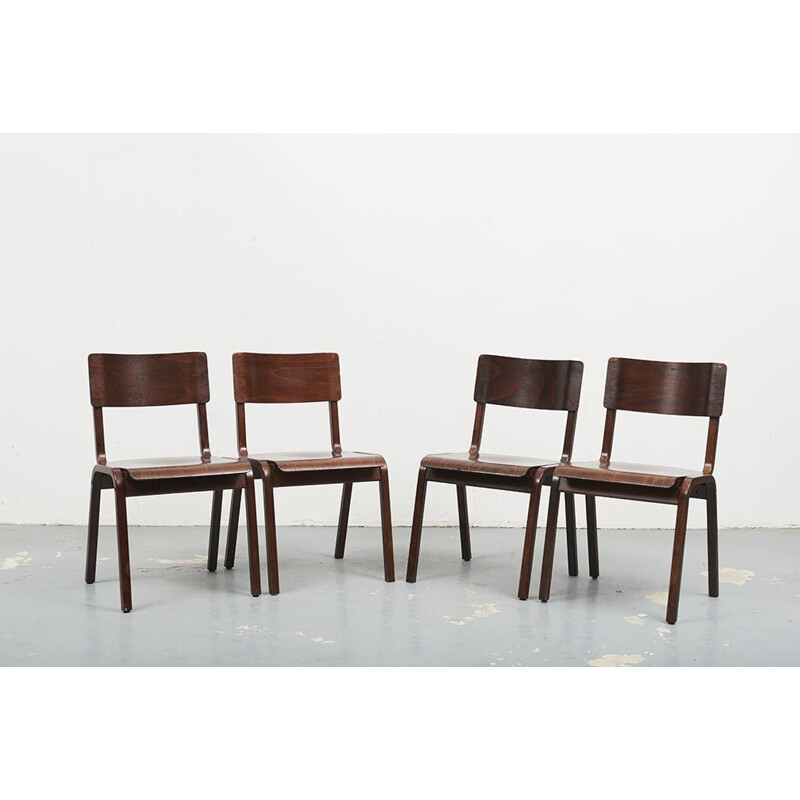 Vintage Pagholz ebony chairs 1960