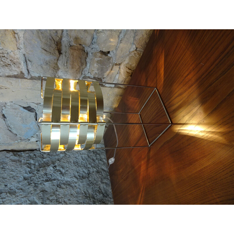 Lampe vintage modèle "Ganymede" 32cm par Max Sauze, réédition de 2017