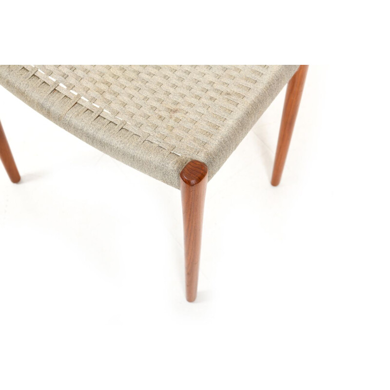 Mid Century Teak Stool by Niels Otto Møller for J.L. Møllers, Danish 1960s