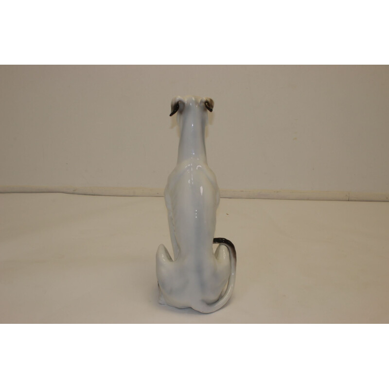 Vintage ceramic greyhound Italy