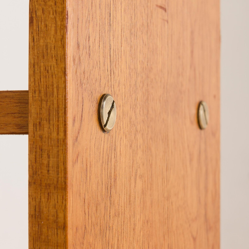 Vintage teak bookcase in teak Scandinavian 1970s