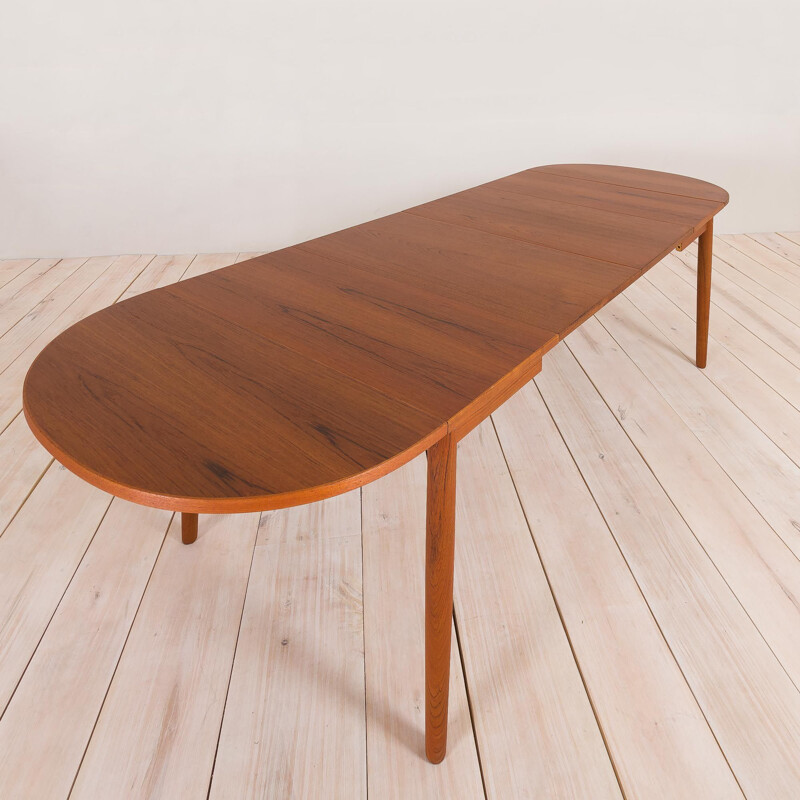 Vintage drop leaf table in teak,Danish 1960s