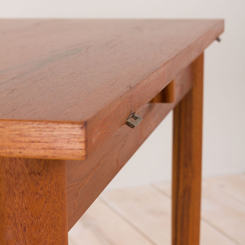 Vintage drop leaf table in teak,Danish 1960s