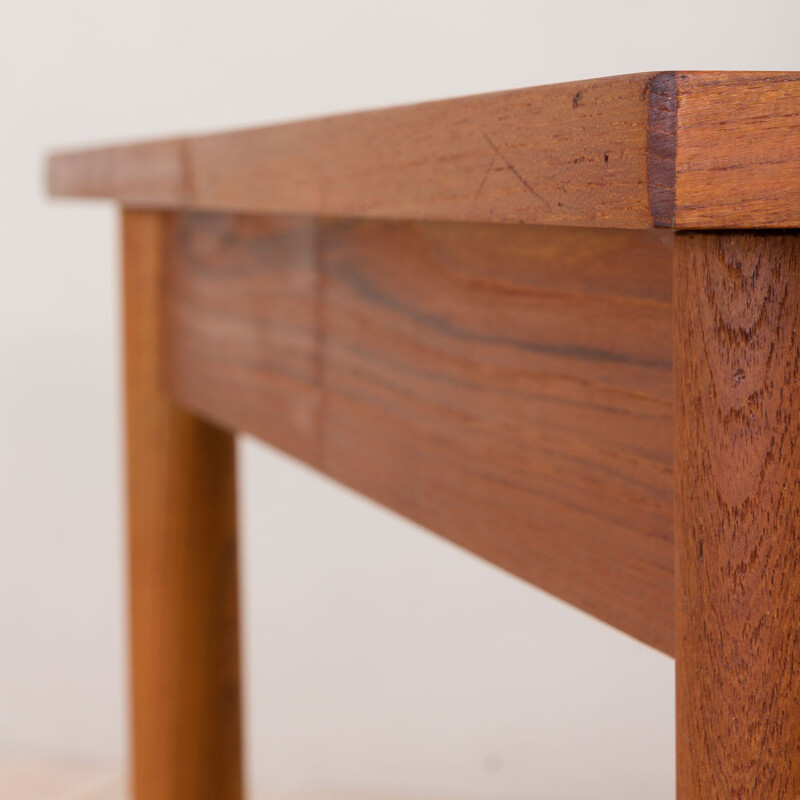 Vintage drop leaf table in teak,Danish 1960s