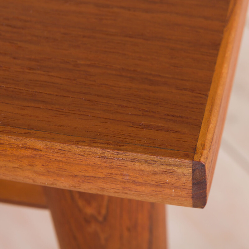 Vintage drop leaf table in teak,Danish 1960s