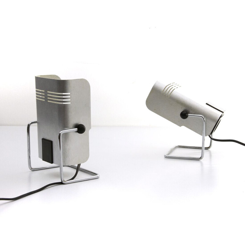 Pair of vintage table lamp by Targetti, 1970s