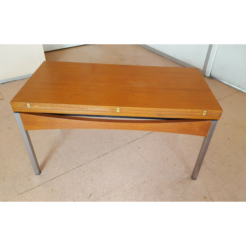 Table à système vintage Joseph-André Motte, Ateliers JER, 1960
