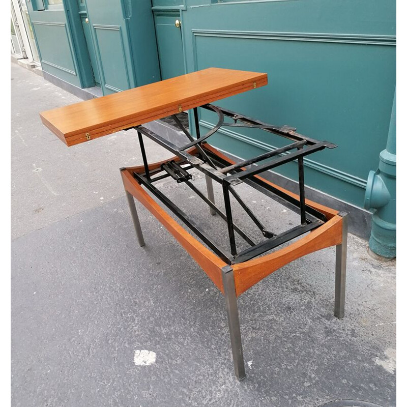 Vintage system table, Joseph-André Motte Ateliers JER, 1960