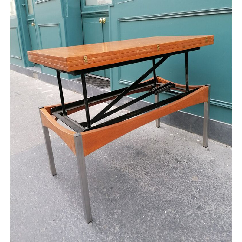 Vintage system table, Joseph-André Motte Ateliers JER, 1960