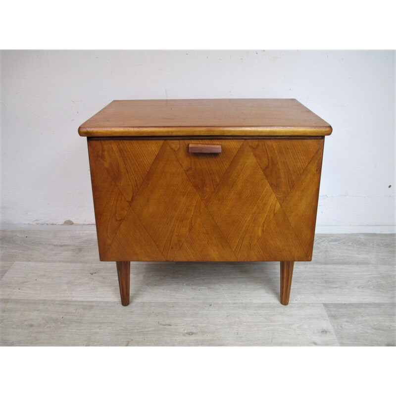 Cabinet vintage frêne 1960