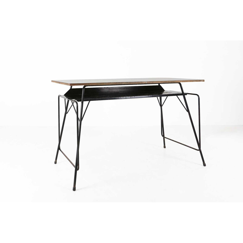 Vintage Willy Van Der Meeren desk, 1950s